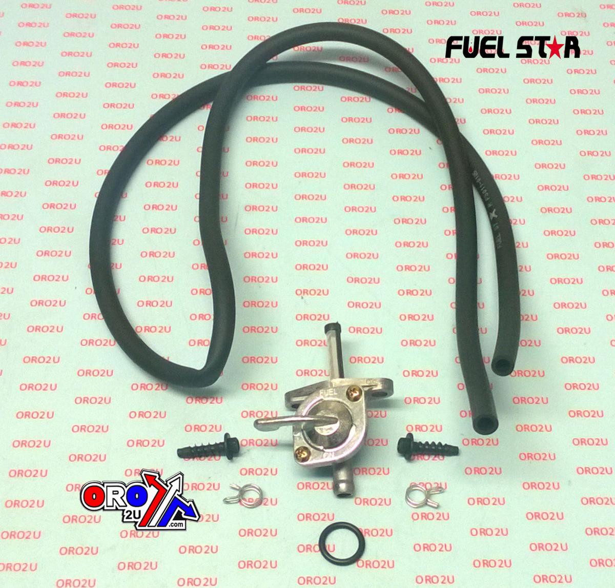 FUEL VALVE KIT KTM 85/105 04-09-, Fuel Star FS101-0161 DIRT, TAPE / PETCOCK / CLIPS / PIPES / BOLTS