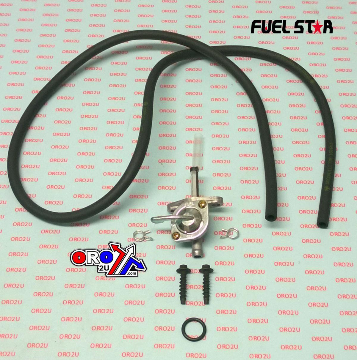 FUEL VALVE KIT KTM 85SX 13-17, Fuel Star FS101-0162 DIRT, TAPE / PETCOCK / CLIPS / PIPES / BOLTS