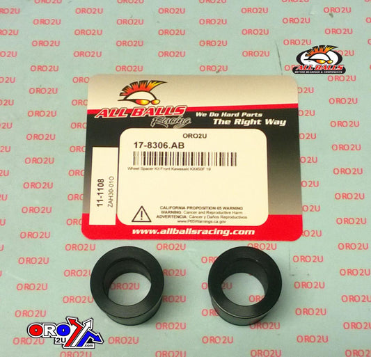 WHEEL SPACER FRONT KIT KX450F 19-20, ALLBALLS 11-1108 KAWASAKI