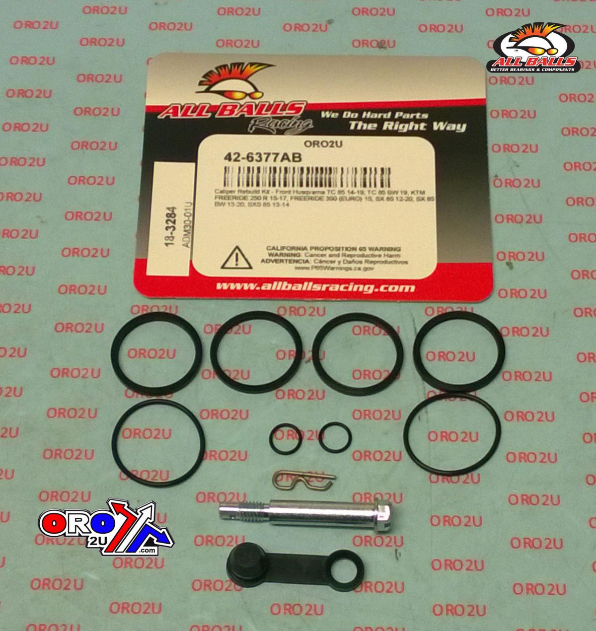 BRAKE CALIPER REBUILD KIT ALLBALLS, ALLBALLS 18-3284 GASGAS/HUSKY/KTM 85-350 12-21 FRONT