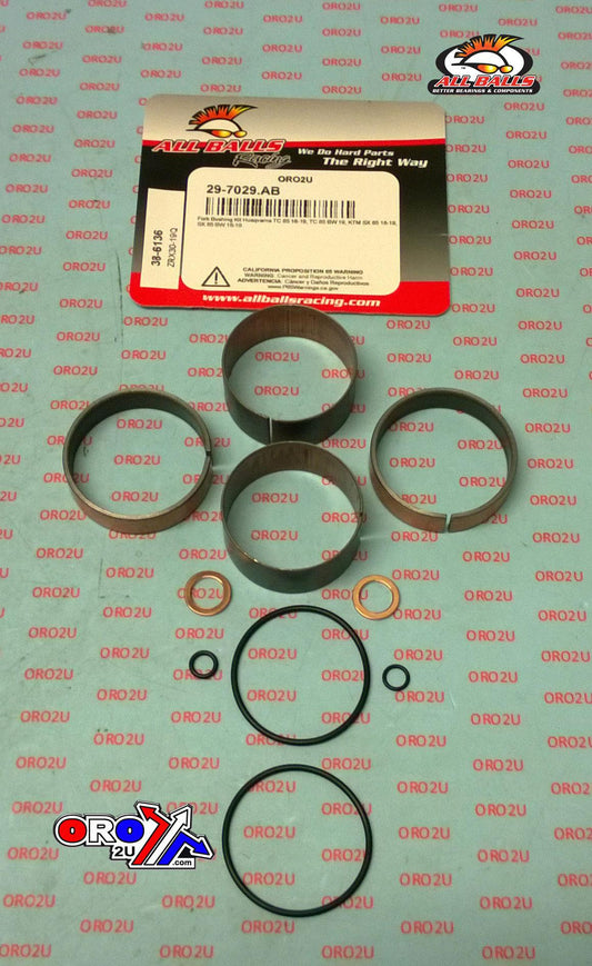 FORK BUSHING KIT 16-22 GAS/HUSKY/KTM 85/FREERIDE 250, ALLBALLS 38-6136 DIRT