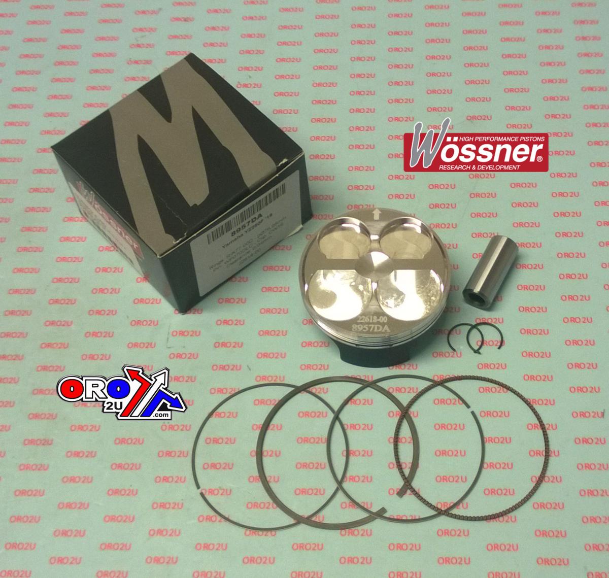 PISTON KIT YZ 250F 2019 76.96 A, WOSSNER 8957DA, B7B-11631-00-00