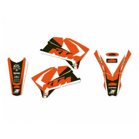 05-07 SX/EXC DREAM-4 KTM, BLACKBIRD DECAL KIT 2526N