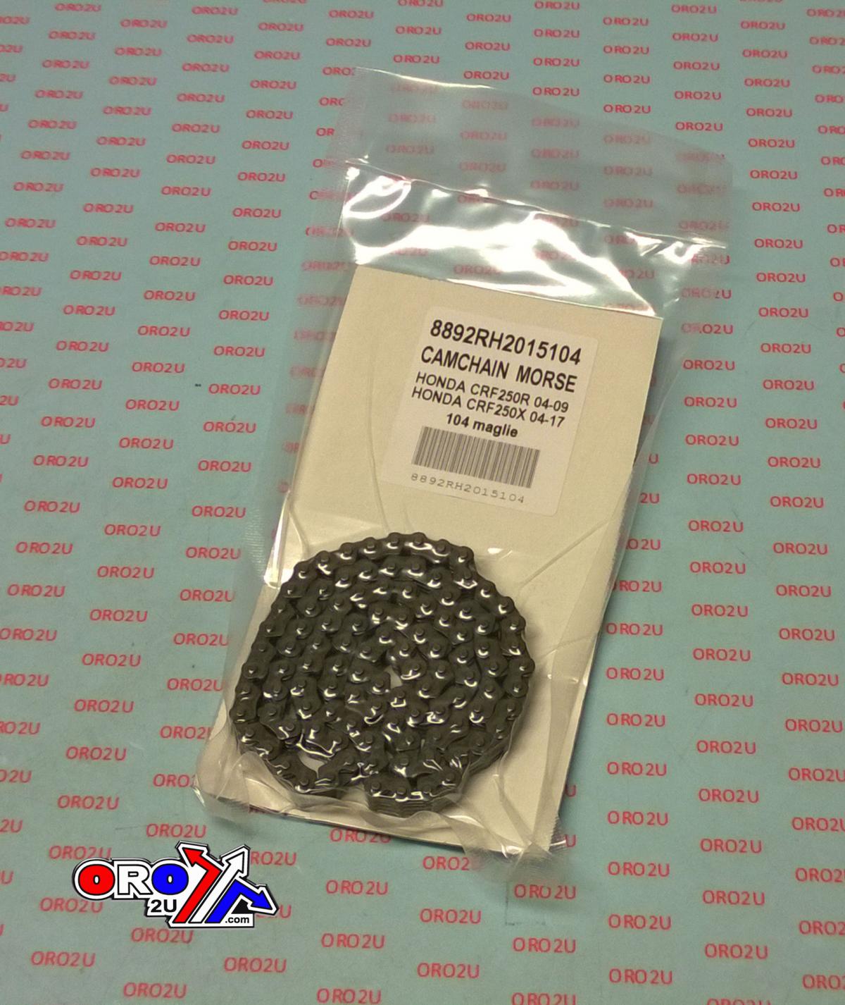 CAM CHAIN 92RH2015-104M CRF250R 07-09, VERTEX 8892RH2015104, 14401-KRN-671