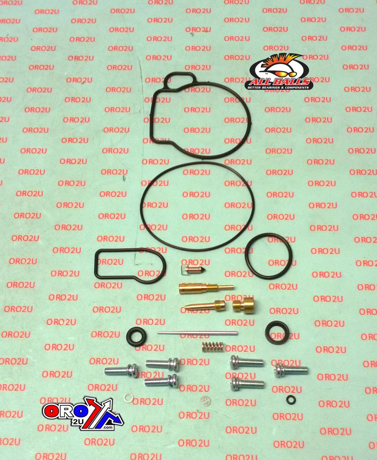 CARBURETOR REBUILD KIT 12-22 YAM TTR50, ALLBALLS 26-10030 DIRT