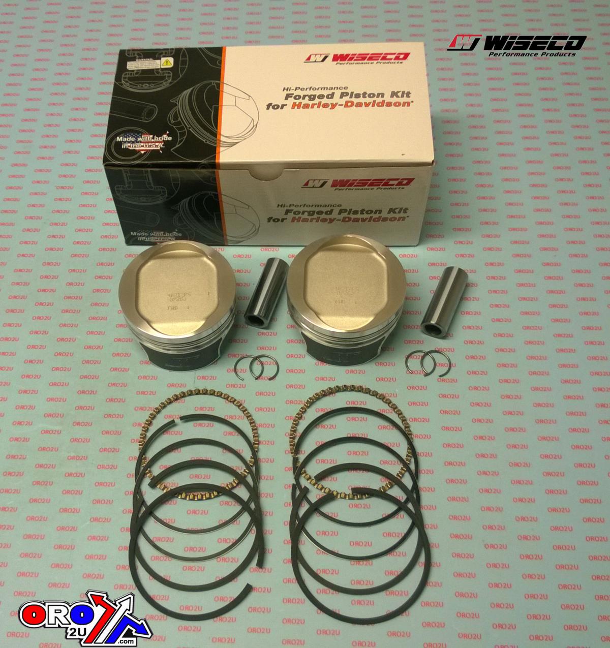 Wiseco Tracker Series Kit 3.517" HD, WISECO WK0212P2, Sportster 883 to 1200 9.5:1 CR