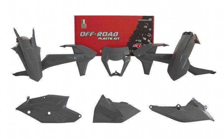 KTM EXC / EXC-F Plastic Kit / Body Set – Grey – 2017–2019