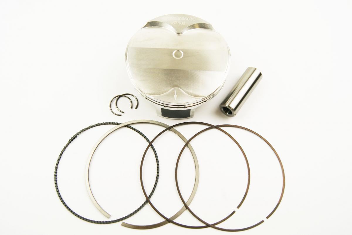 PISTON KIT 2015 KX450F 96mm Hi-Comp. 12.8:1, WISECO 40125M09603B KXF450