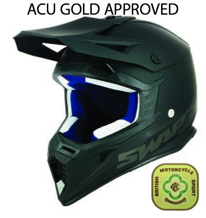 MX HELMET XL 62 MATT BLACK, SWAP'S S818 FULL FACE CSW1F1005, !! ACU GOLD APPROVED !!