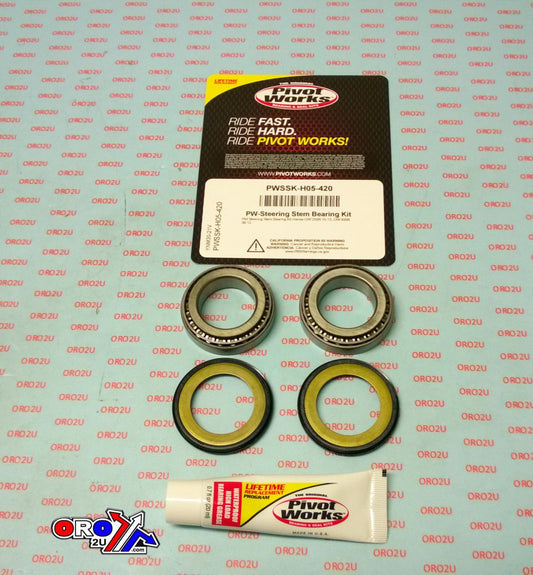 STEERING BEARING KIT CRF, PIVOT WORKS PWSSK-H05-420 , CRF250R 10-13, CRF450R 09-12