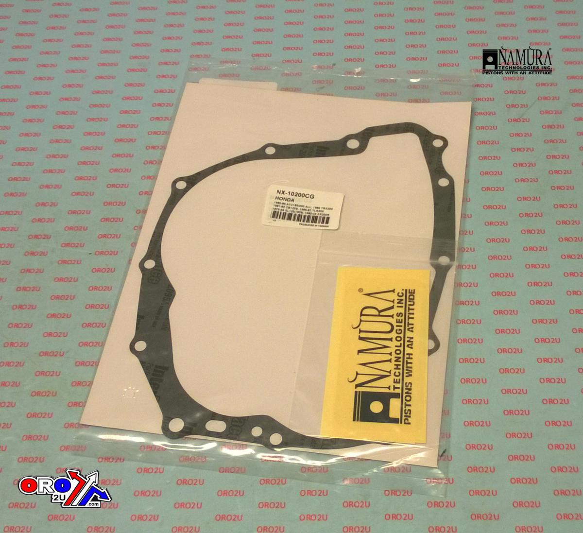GASKET CLUTCH COVER, NAMURA NX-10200CG HONDA, 11393-437-000 XR185 1979 XR200R 1980-83 XR200R 1986-02 CB125S 1981-82 TLR200 1986-87 XL125S 197