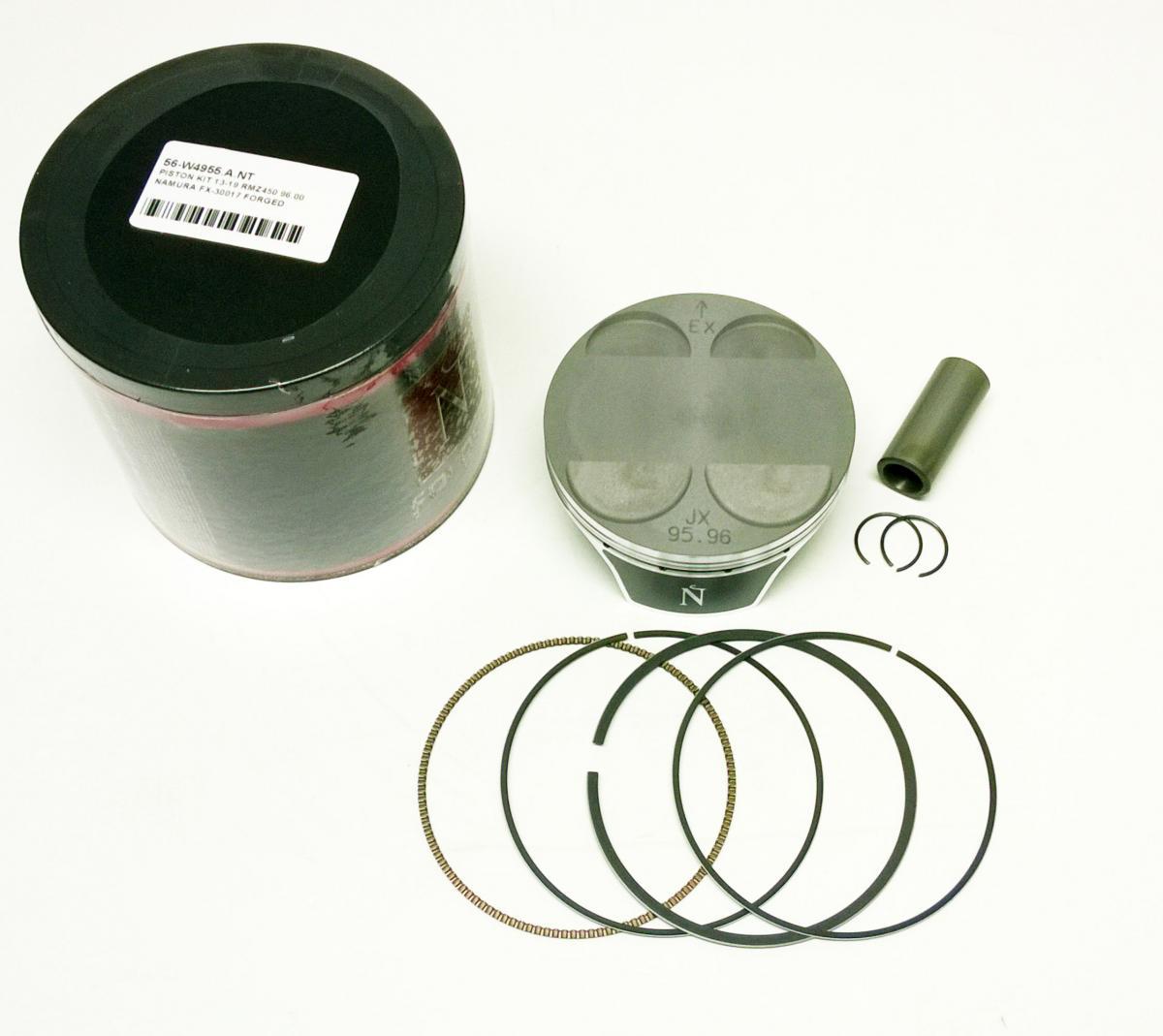 PISTON KIT 13-24 RMZ450 96.00, NAMURA FX-30017-B FORGED