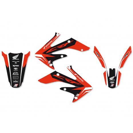 04-09 CRF250 DREAM 4 GRAPHIC, BLACKBIRD DECAL KIT 2135N, 04-19 CRF250X, BB2135N