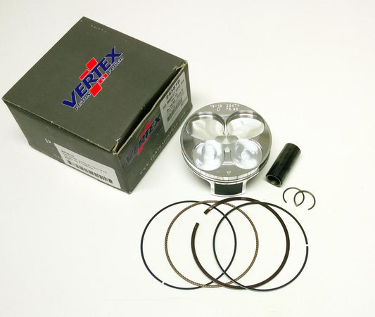 PISTON KIT VERTEX 77.0 C HC YAMAHA WR/YX 250 19-22, VERTEX 24381C HC COMPR 14,7:1