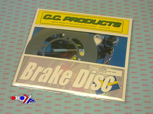 DISC BRAKE REAR SOLID YZ 65 18', CC PRODUCTS 5100-093, YAMAHA