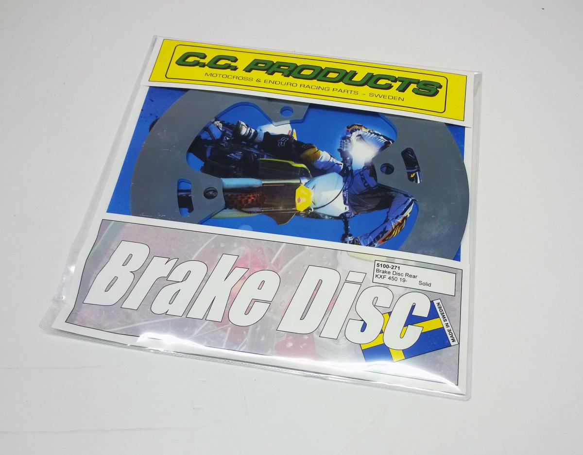 DISC BRAKE REAR SOLID KX450F 2019, CC PRODUCTS 5100-271