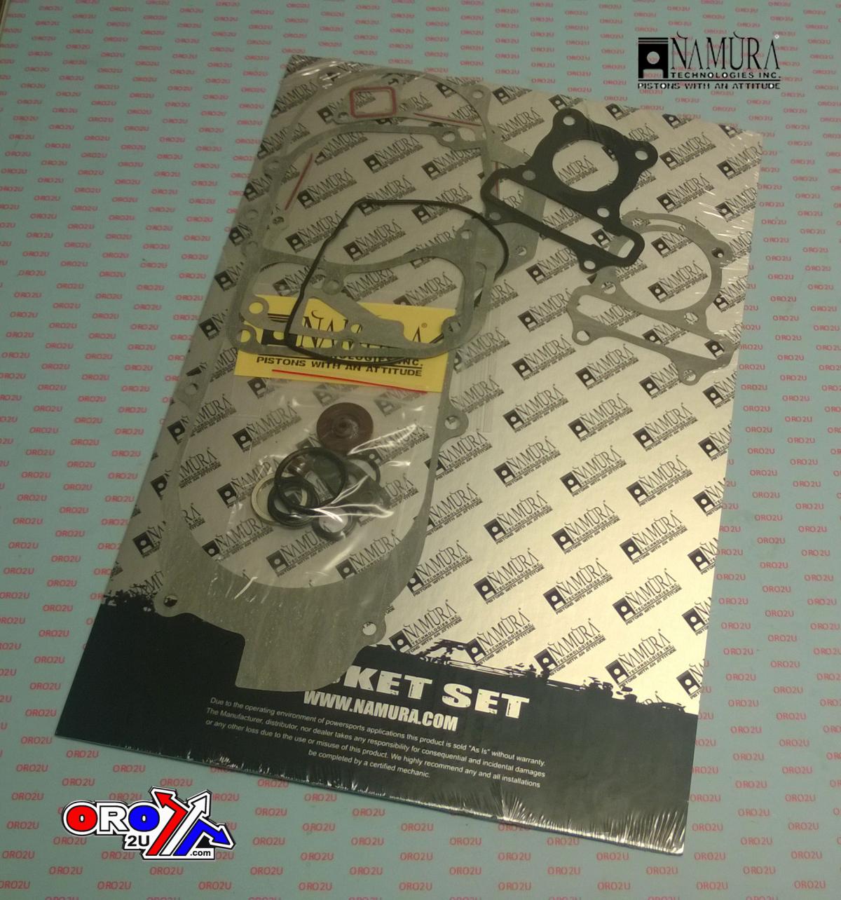 GASKET FULL SET KFX 50 2007-19, NAMURA NA-20081F