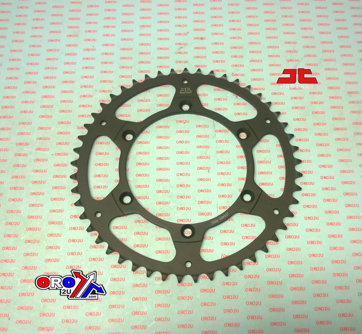 REAR SPROCKET STEEL BLK JTR460, LIGHTWEIGHT SELF-CLEANING, JTR460.49SC, JTR46049SC