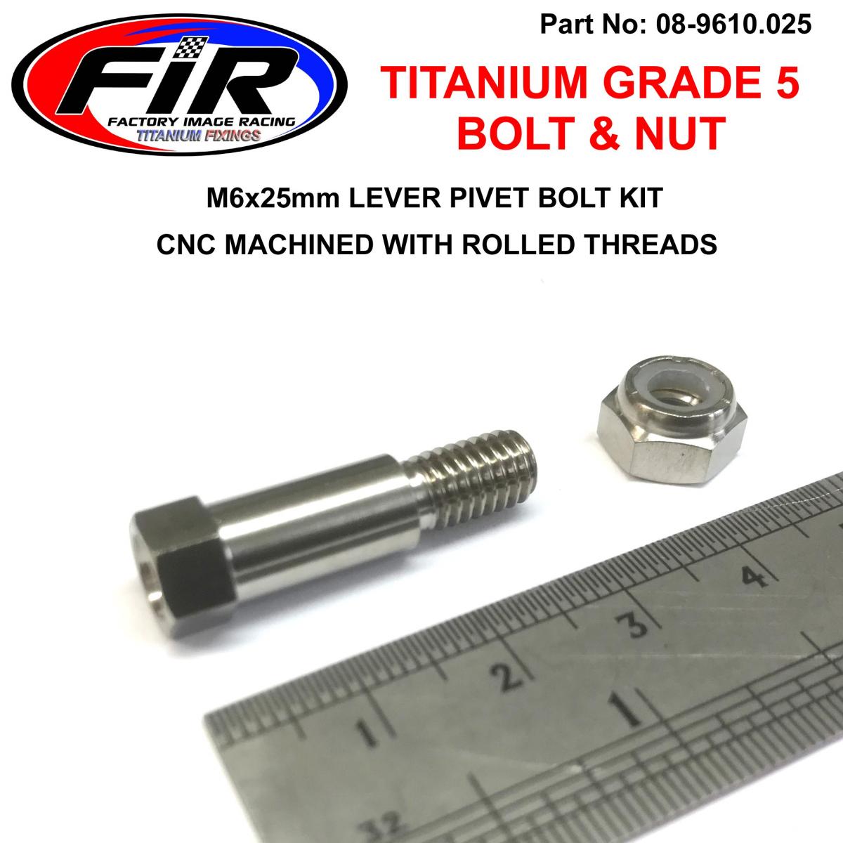 TITANIUM GR5 PIVOT BOLT KIT YAM, KAW 92153-0807 / YAM 90109-06034