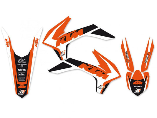 13-15 SX/SXF 14-16 EXC KTM DREAM-4, BLACKBIRD FULL TEAM KIT 8538N