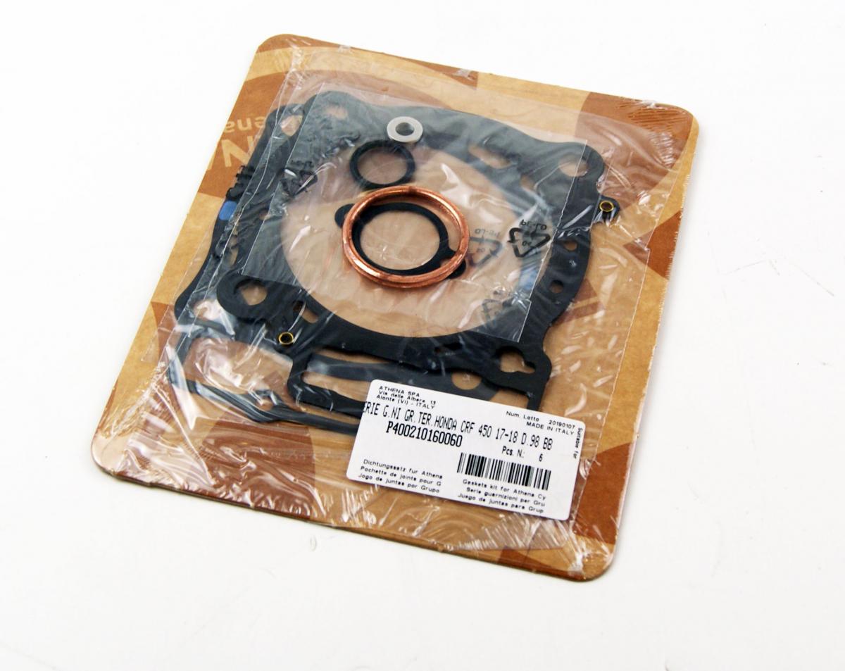 TOP END GASKET SET 98MM HONDA CRF 450 17-21, ATHENA P400210160060 470CC BIG BORE