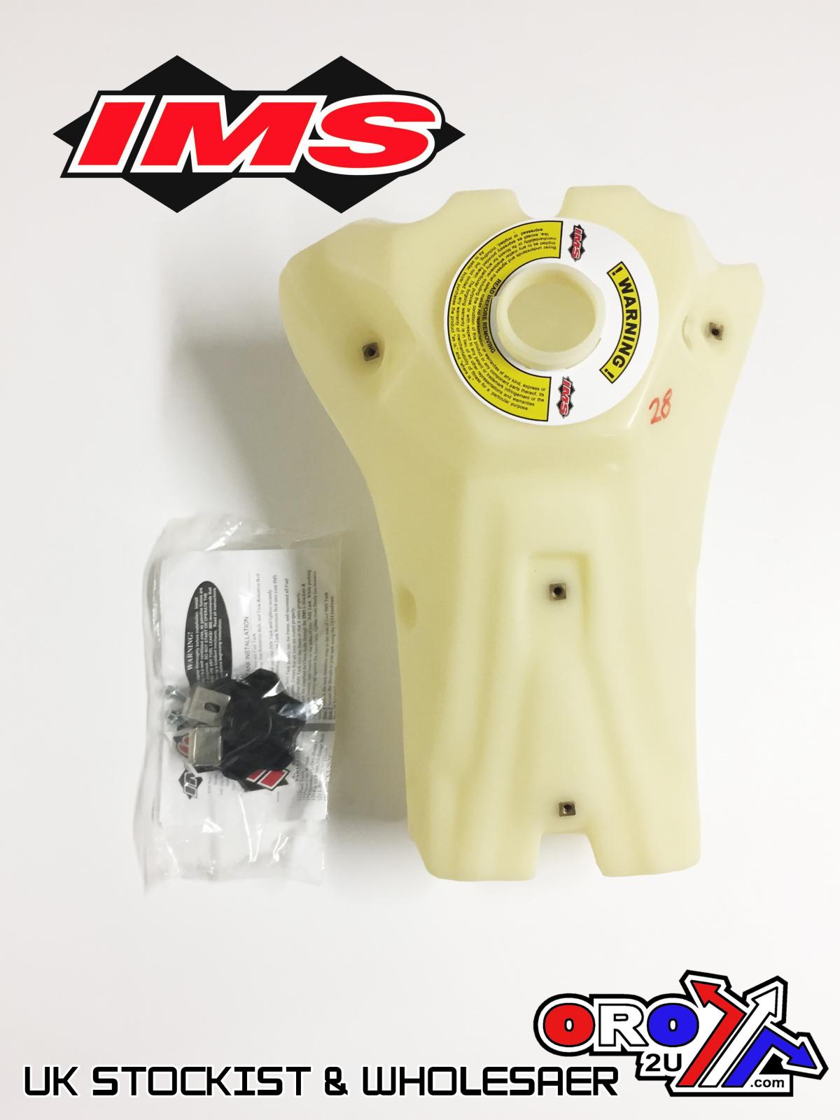 IMS Fuel Tank 2.8 gal Natural Screw Cap, Kawasaki KX450F 2016-2018, 113161-N2