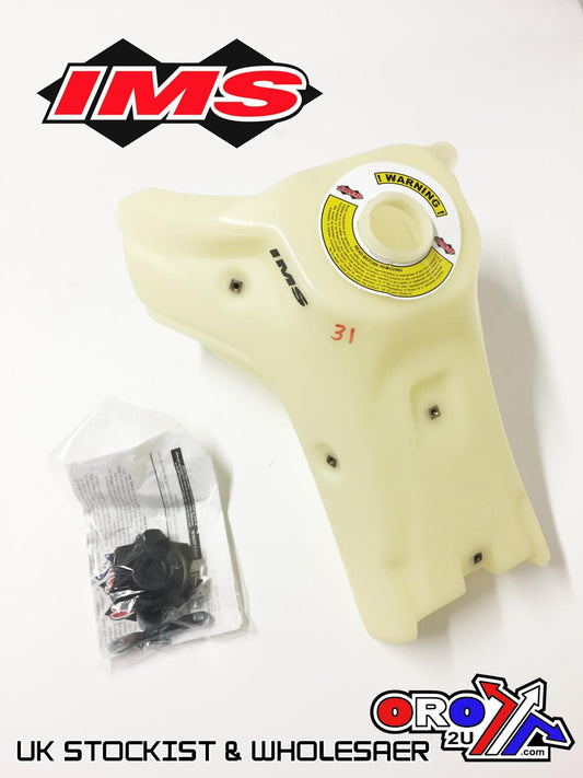 IMS FUEL TANK 2.5 GAL NATURAL SCREW CAP 2019-23 KAWASAKI KX450 113164-N2