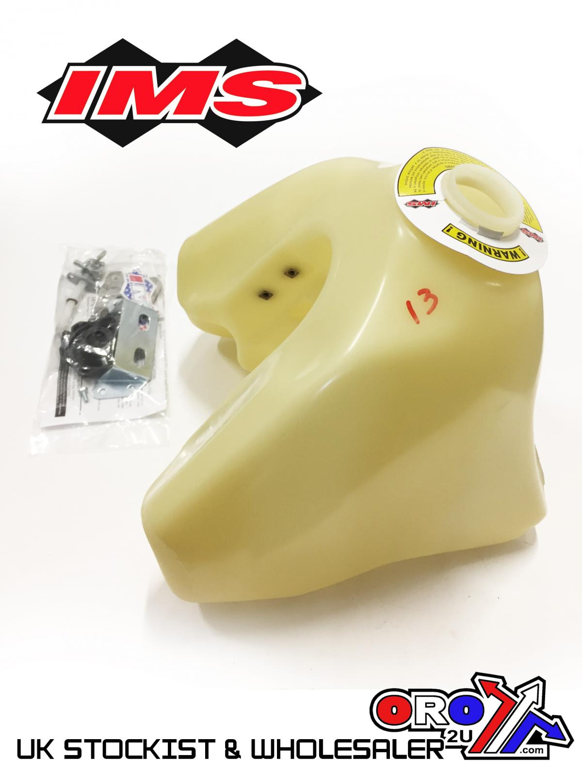 IMS Fuel Tank 3.5 gal Natural Screw Cap, Suzuki DR250 1990-1999, 115514-N2