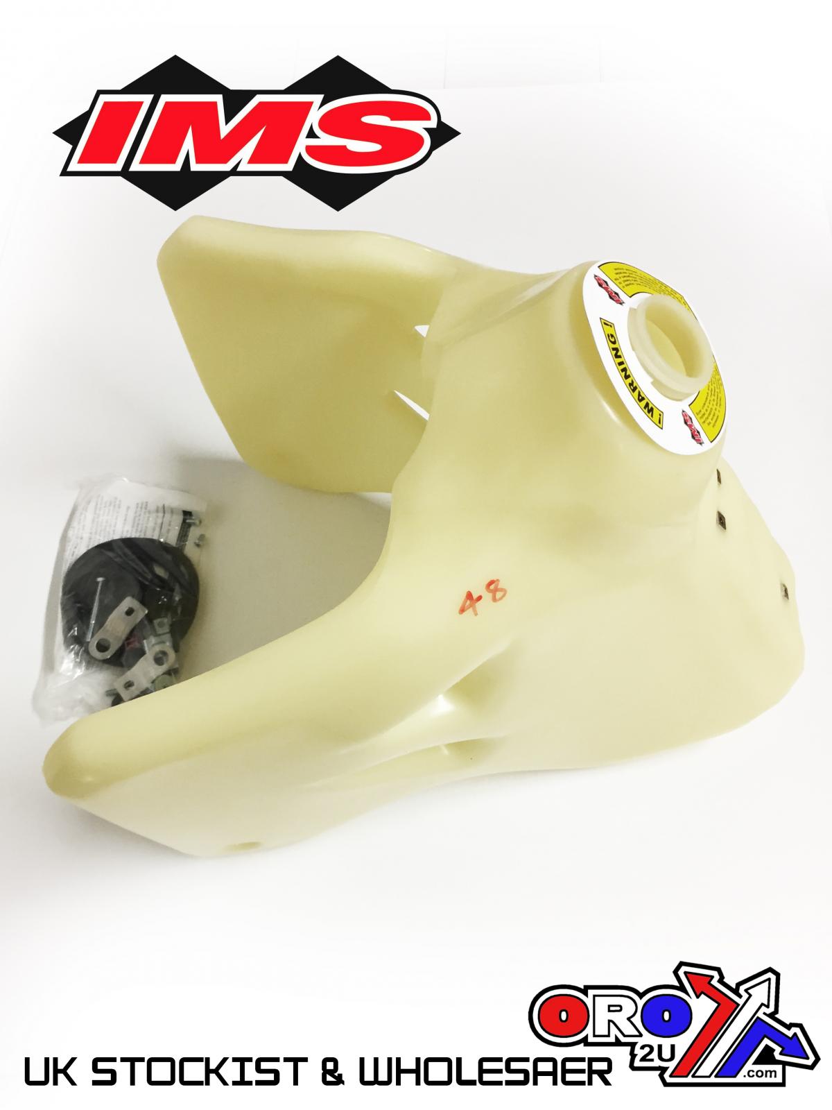 IMS Fuel Tank 4.0 gal Natural Screw Cap, Kawasaki KLX400S 2003-2004, 115521-N2