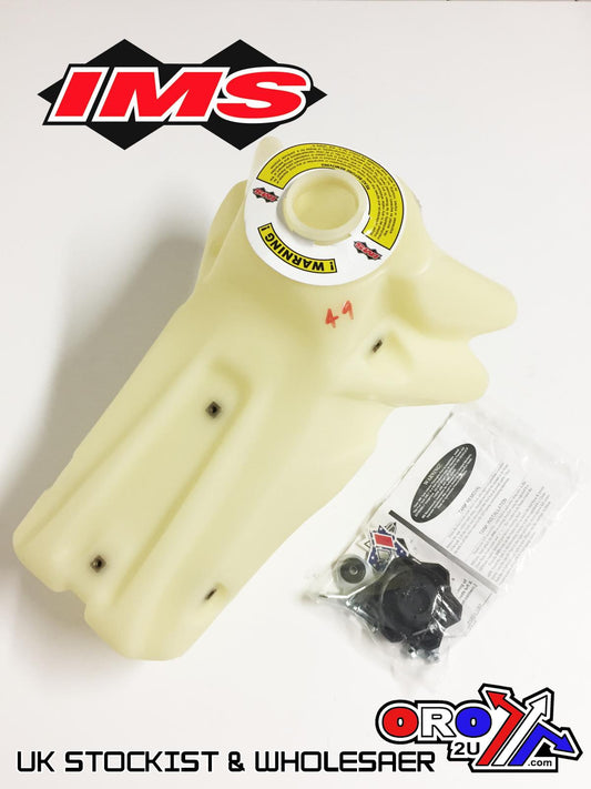 IMS Fuel Tank 2.6 gal Natural Screw Cap, Suzuki RMZ450 2008-2017, 115529-N2