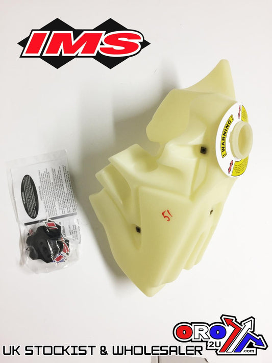 IMS Fuel Tank 2.2 gal Natural Screw Cap, Yamaha YZ85 2002-2021, 117328-N2