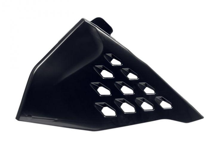 VENTED AIR BOX SIDE PANEL 2019-22 KTM SX/SX-F, BLACK, RTECH R-FIKTMNRSX99, VENTED