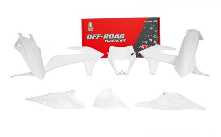 KTM EXC-F / EXC Plastic Kit / Body Set – White – 2020–2023