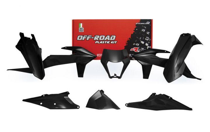 KTM EXC-F / EXC Plastic Kit / Body Set – Black – 2020–2023