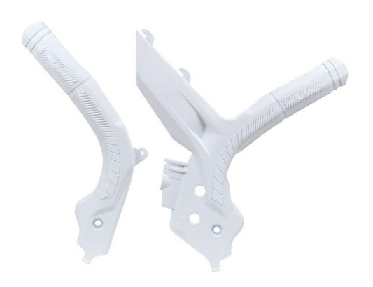 KTM SX / SXF / EXC / EXCF / XC / XCF Grippy Frame Guard White