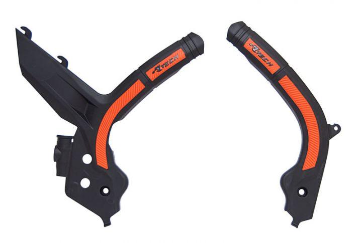 GRIPPY FRAME GUARD KTM BLACK/OR, R-TECH R-PRTKTMNRAR2