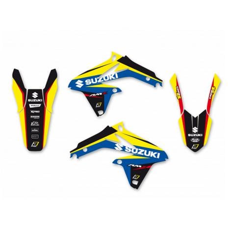 08-17 RMZ450 DREAM-4 2316N, BLACKBIRD DECAL KIT
