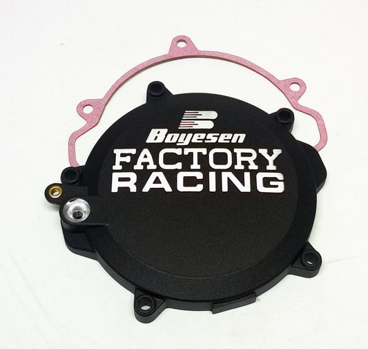 CLUTCH COVER 18-23 TC SX 85, BOYESEN CC-46AB, BLACK