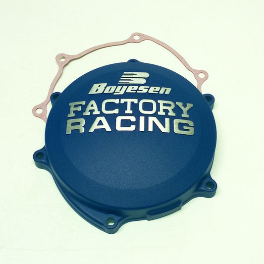 CLUTCH COVER 2019-24 YZ250F, BOYESEN CC-37CL, BLUE