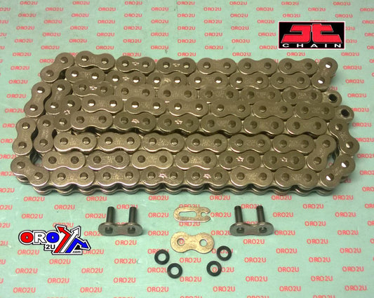 JT CHAIN 520X1R3 120L NICKEL-NICKEL, X-RING, JTC520X1R3NN120DL