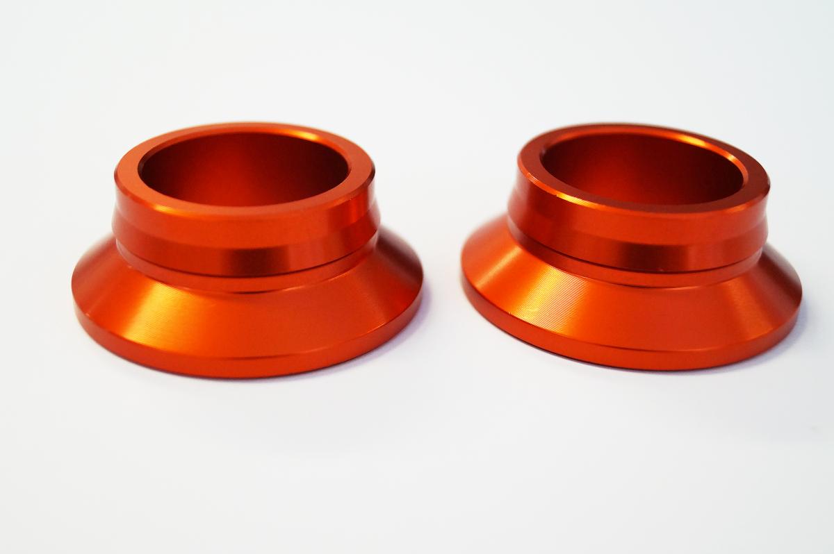 WHEEL SPACER KIT REAR KTM, FIR ASWS-214 ORANGE, 77710016000