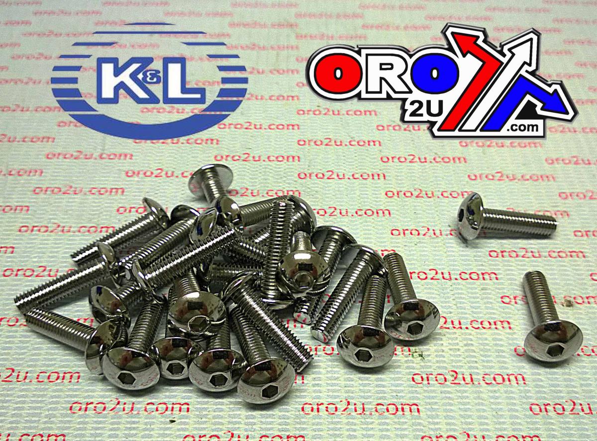 OVAL HEAD ALLEN BOLT 5x20mm, 33-8292, ROAD TOOLS
