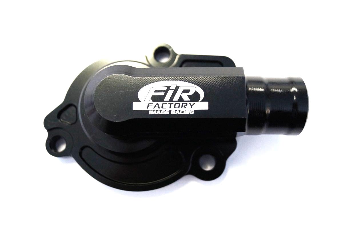 WATER PUMP COVER 16-18 SX125 KTM, FIR ASWPC-03, BILLET ALLOY BLACK, 50435052000 OEM FITMENT