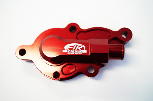 WATER PUMP COVER 18-20 GASGAS, FIR ASWPC-18, BILLET ALLOY RED, STANDARD WATER PUMP COVER