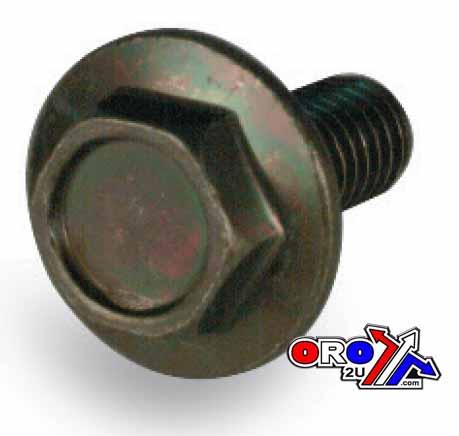 BLACK 10mm HEAD FLANGE 6x15 PAC/25, WITH SHOULDER HONDA, TOOLS ROAD 33-7872