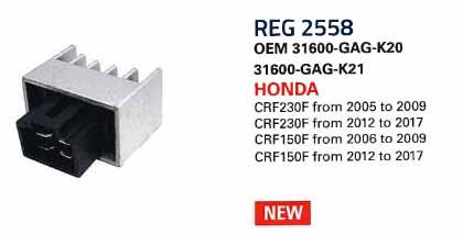 REGULATOR REG 02558-04, HONDA CRF230F CRF150F 13600-GAG-K20