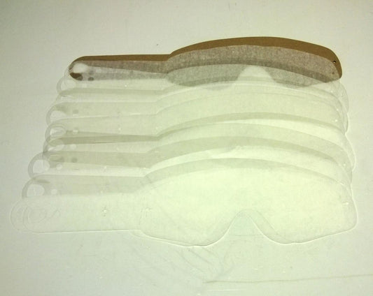 RNR CROWBAR TEAR OFFS PACK, TEAR OFFS PK/10, TP23, OAKLEY CROWBAR PATTERN
