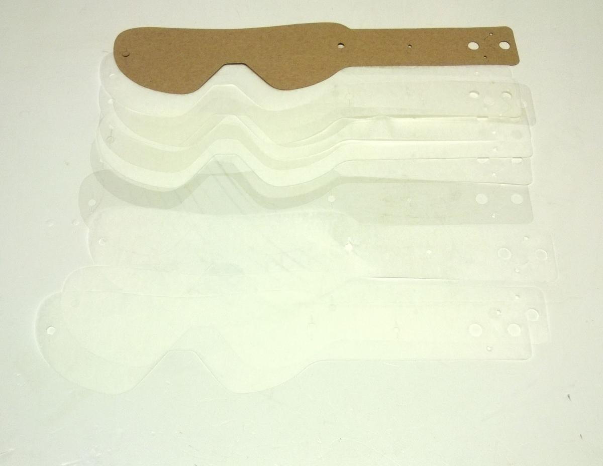 RNR VOLTAGE TEAR OFFS PACK, TEAR OFFS PK/10, TP06, SCOTT VOLTAGE PATTERN