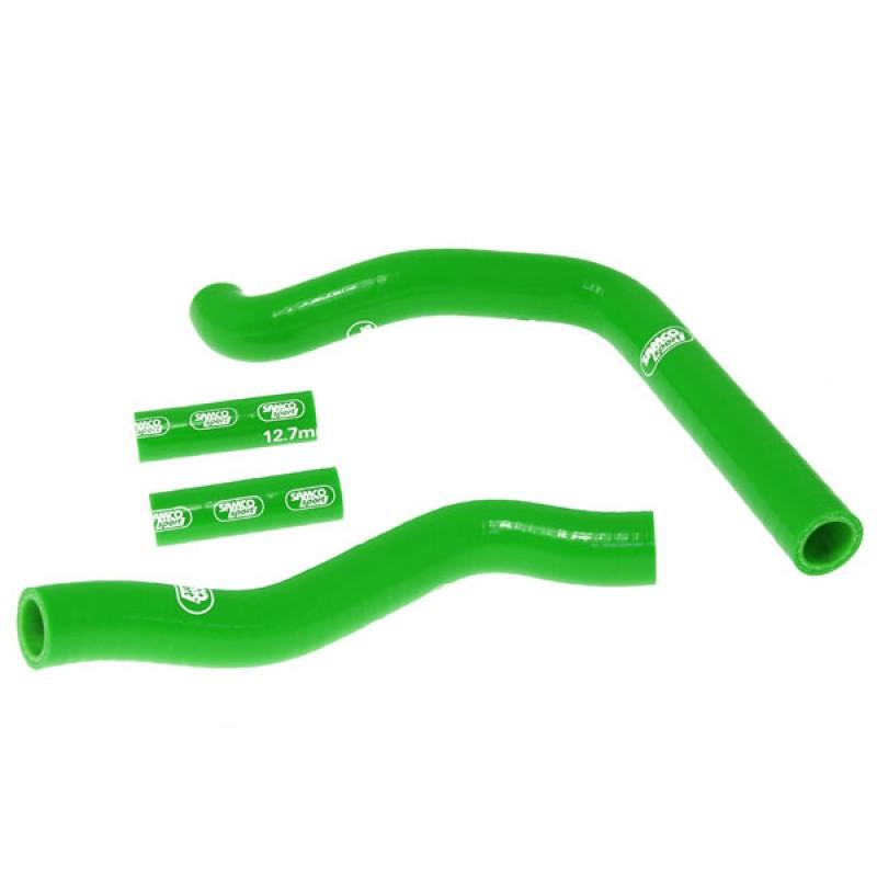 SAMCO HOSE KIT KAWASAKI, 4 PIECE KIT, GREEN, KAW-32 GN