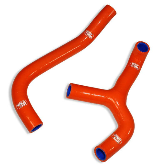 SAMCO HOSE KIT KTM Y' Piece Race Design, 2 PIECE KIT, ORANGE, KTM-86 OR